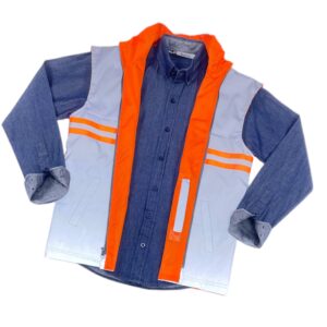 chaleco personalizados, chalecos industriales, ropa de trabajo, alta visibilidad, camisas, camisa mezclilla, ropa industrial